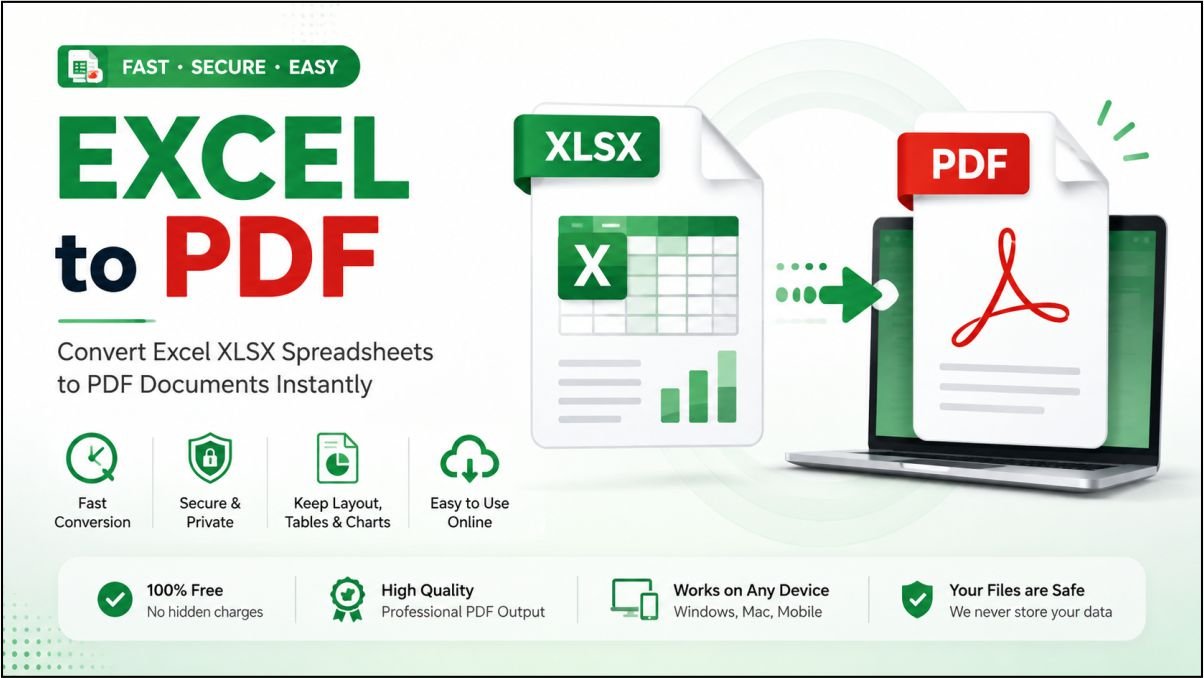 Excel to PDF Converter – Convert Excel Spreadsheets to PDF Online