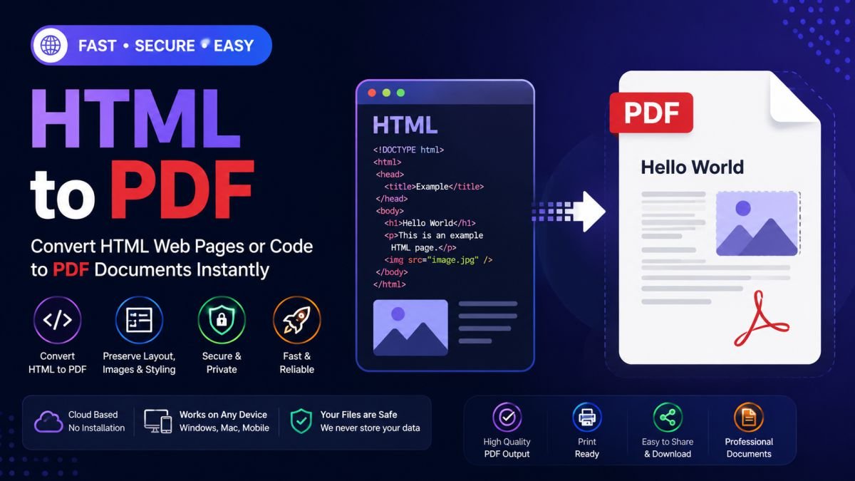 HTML to PDF Converter